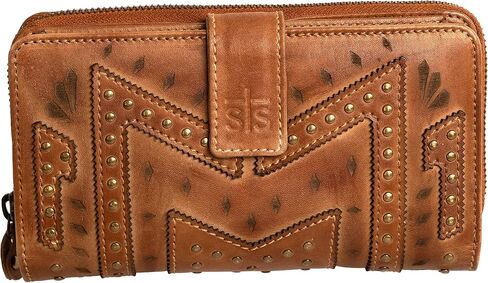 STS Ranchwear Wayfarer Chelsea Wallet With Brass Accents, Cowgirl Chick, Western in Kuwait
