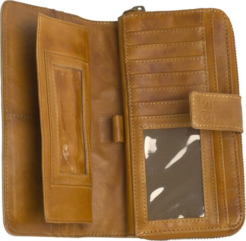 STS Ranchwear Wayfarer Chelsea Wallet With Brass Accents, Cowgirl Chick, Western in Kuwait