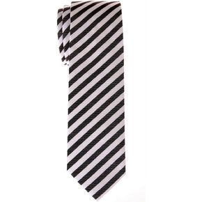 Retreez Striped Woven Skinny Tie Necktie