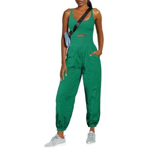 ReachMe Womens Running Onesie Workout Rompers One Piece Gym Exercise Jumpsuits Hiking Pants with Pockets Climb Outfits in Kuwait