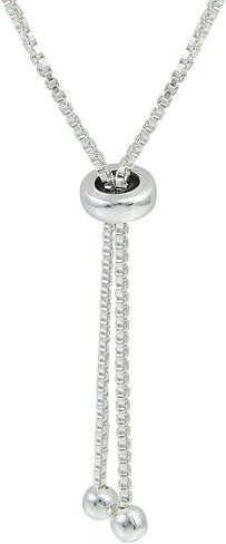 Sterling Silver 5x3mm Oval Genuine or Created Gemstone Pull-string Adjustable Tennis Bracelet for Women Girls in Kuwait
