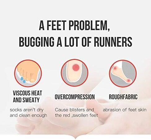 AONIJIE 3 Pairs Toe Socks for Men and Women High Performance Athletic Running Five Finger Socks, Mini-Crew in Kuwait