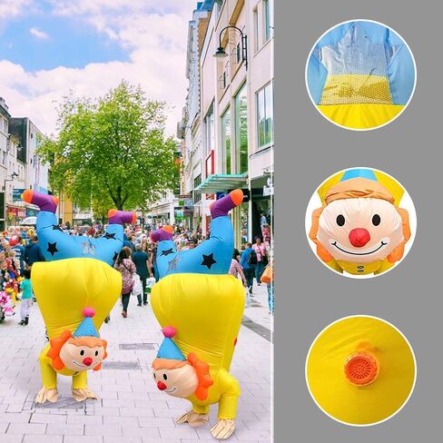 زي تنكري قابل للنفخ لحفلات المهرج للبالغين من بيست فاير، زي تنكري كامل للجسم المرح للهالوين زي تنكري قابل للنفخ لزي الكريسماس، زي تنكري للأعياد، زي تنكري لعطلة عيد الفصح in Kuwait