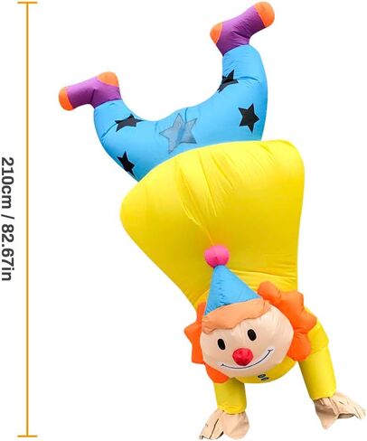 زي تنكري قابل للنفخ لحفلات المهرج للبالغين من بيست فاير، زي تنكري كامل للجسم المرح للهالوين زي تنكري قابل للنفخ لزي الكريسماس، زي تنكري للأعياد، زي تنكري لعطلة عيد الفصح in Kuwait