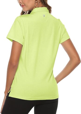 Gopune Women's Golf Polo Shirts Lightweight Quick Dry 4 Buttons Short Sleeve Shirts for Tennis in Kuwait