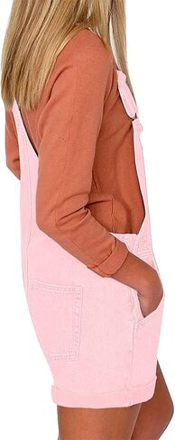 ملابس نسائية كاجوال من Utyful بأشرطة قابلة للتعديل من قماش الدنيم المطاطي وسروال قصير in Kuwait