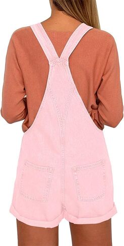 ملابس نسائية كاجوال من Utyful بأشرطة قابلة للتعديل من قماش الدنيم المطاطي وسروال قصير in Kuwait