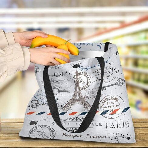 visesunny Women's Large Canvas Tote Shoulder Bag Cute Ladybug Top Storage Shopping Bag Casual Reusable Tote Bag for Beach,Travel,Groceries,Books in Kuwait