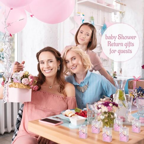 50 سلسلة مفاتيح على شكل خاتم ألماس مناسبة لهدايا الزفاف وهدايا الزفاف والديكورات وهدايا تعميد الأطفال والهدايا التذكارية (وردي) in Kuwait