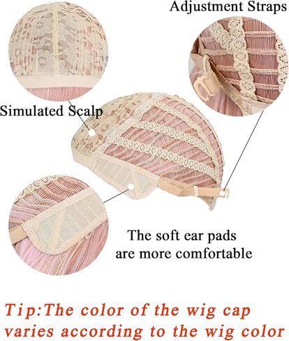 شعر مستعار كوزريا للهالوين مع آذان قزم للنساء شعر مستعار طويل أشقر مضفر من الرسوم المتحركة لحفلات الهالوين in Kuwait