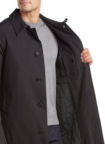 معطف مطر مقاوم للماء للرجال مع بطانة قابلة للإزالة من كول هان in Kuwait