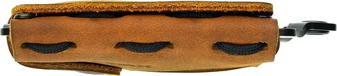 Trayvax Element Wallet (Black | Tobacco Brown Leather) in Kuwait