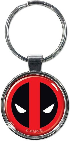 Ata-Boy Marvel Comics© Deadpool Logo 1.5" Fob Keychain for Keys, Backpack Pulls and More in Saudi Arabia