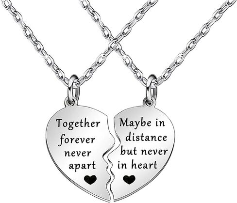 مجموعة مجوهرات الازواج الاصدقاء المقربين والاخوات والصداقة من توجيذر فوريفر ابارت ماي ان ديستانس ولكن نيفر ان هارت in Kuwait