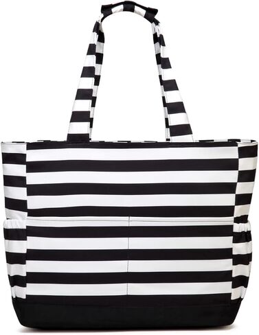 VASCHY Beach Bag for Women, Large Waterproof Sandproof Fold-able Packable Pool Tote Bag w Zipper/Pockets in Kuwait