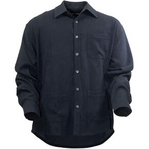 Outback Trading Mens Henry Lightweight Outerwear Casual Jacket | Snap Long-sleeve Shirt With Pockets & Adjustable Cuffs Shirt in Kuwait