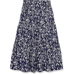 TIERED RUFFLE MIDI SKIRT Women's in Saudi Arabia