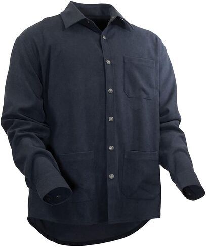 Outback Trading Mens Henry Lightweight Outerwear Casual Jacket | Snap Long-sleeve Shirt With Pockets & Adjustable Cuffs Shirt in Kuwait