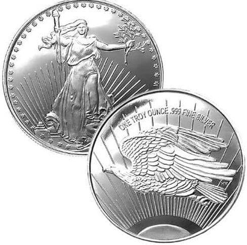 sterling silver coin bezel for 1 oz SilverTowne Saint-Gaudens Silver and Buffalo Indian Head silver coin 39 mm in Saudi Arabia
