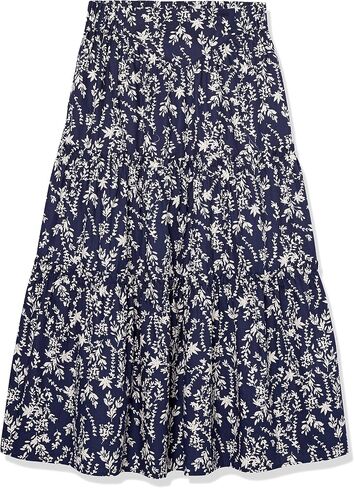 TIERED RUFFLE MIDI SKIRT Women's in Saudi Arabia