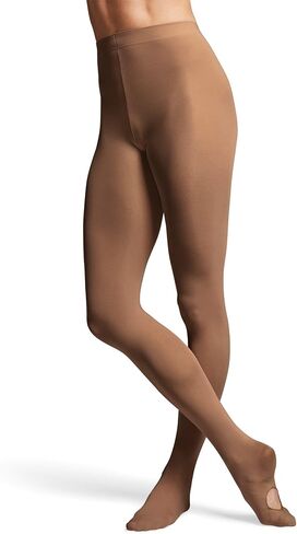 BLOCH Women's Ladies contoursoft adaptatoe Tights, White, Large/X-Large in Saudi Arabia