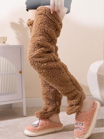 Aufona Snuggle Paws Socks Slippers, Teddy Legs Long Socks, Snuggs Cozy Socks, Cute SnugglePaws Sock Slippers Long Socks in Saudi Arabia
