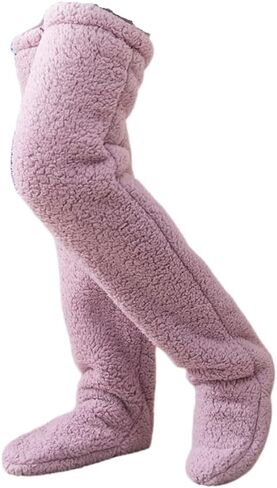 Aufona Snuggle Paws Socks Slippers, Teddy Legs Long Socks, Snuggs Cozy Socks, Cute SnugglePaws Sock Slippers Long Socks in Saudi Arabia