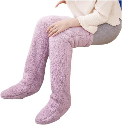 Aufona Snuggle Paws Socks Slippers, Teddy Legs Long Socks, Snuggs Cozy Socks, Cute SnugglePaws Sock Slippers Long Socks in Saudi Arabia