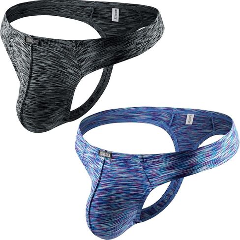 IKINGSKY Men's Quick-dry Bulge Thong Colorful T-back Underwear Stretch Sporty Under Panties for Men in Kuwait