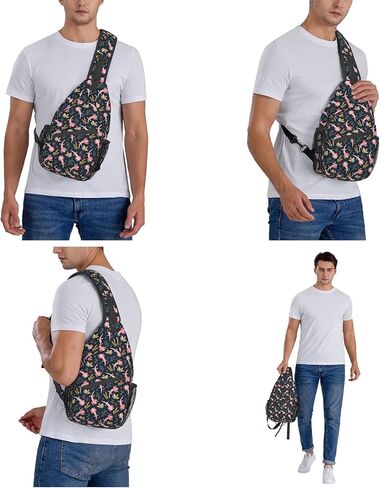 Yobvec Axolotl Backpack Mini Crossbody, Axolotl Purse Small Sling Bag for Daily Travel Hiking Daypack Shoulder Bag in Kuwait