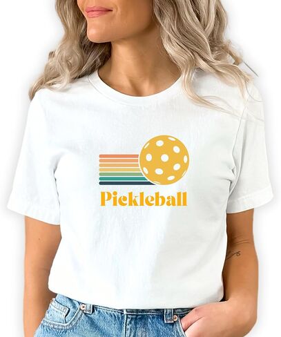 قمصان Atsara Pickleball Pickleball للسيدات، ملابس Pickleball للنساء، إكسسوارات كرة Pickleball وهدايا Pickleball in Saudi Arabia