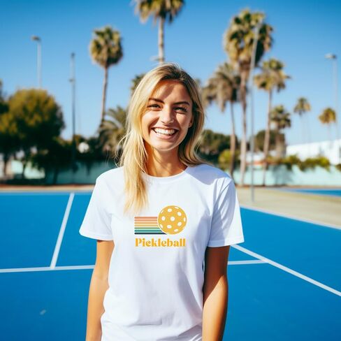 قمصان Atsara Pickleball Pickleball للسيدات، ملابس Pickleball للنساء، إكسسوارات كرة Pickleball وهدايا Pickleball in Saudi Arabia