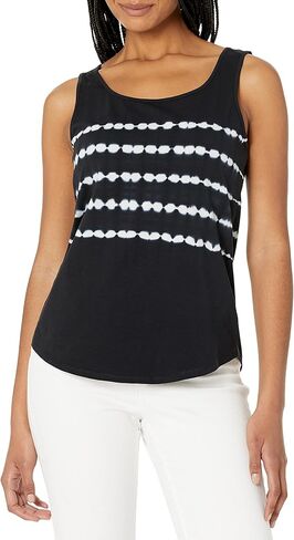 NIC+ZOE Women's Shibori Shirt Tail Perfect Tank in Saudi Arabia