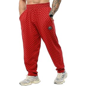 BIG SAM SPORTSWEAR COMPANY Men's Baggy Sweatpants with Pockets, Loose Fit Striped Oldschool Trackpants
