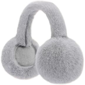 Winter Ear Muffs Women Furry Fur Plush Earmuff Foldable Ear Warmers Girls Boys Outdoor Earmuff in Saudi Arabia