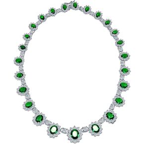 Elegant Vintage Estate-Inspired Bridal Jewelry Set - 5 CTW Oval Crown Halo Statement Necklace & Chandelier Earrings with AAA Cubic Zirconia CZ Simulated Gemstones, Silver Plated, for Women