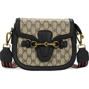 Small Crossbody Bags for Women - Leather Purse Handbag - Fashion Design Golden Clasp in Saudi Arabia