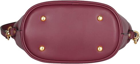 S-ZONE Women Small Cow Split Genuine Leather Crossbody Bucket Bag Shoulder Purse Handbag in Saudi Arabia
