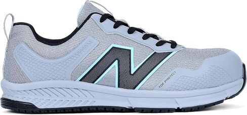New Balance Women's Aluminum Toe Evolve Industrial Shoe, Grey/Beach, 6 in Saudi Arabia