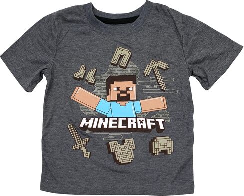 Minecraft Little Boy's Short Sleeve Graphic Tees in Saudi Arabia