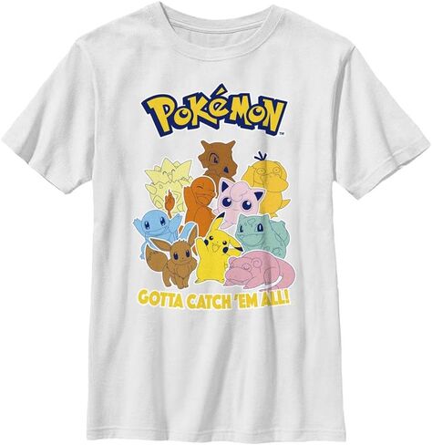 Pokemon Kids Poke Mang Boys Short Sleeve Tee Shirt in Saudi Arabia