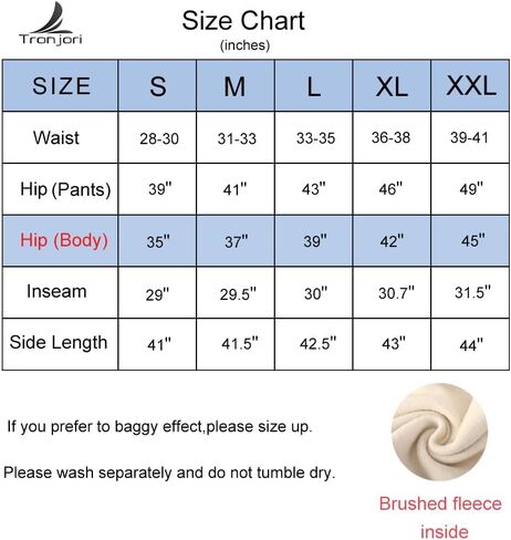 Tronjori Men's High Waisted Fleece Sweatpants Fall Winter Athletic Jogger Pants Lounge Trousers Elastic Waistband in Saudi Arabia