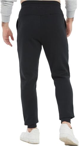 Tronjori Men's High Waisted Fleece Sweatpants Fall Winter Athletic Jogger Pants Lounge Trousers Elastic Waistband in Saudi Arabia