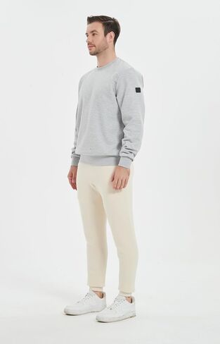 Tronjori Men's High Waisted Fleece Sweatpants Fall Winter Athletic Jogger Pants Lounge Trousers Elastic Waistband in Saudi Arabia