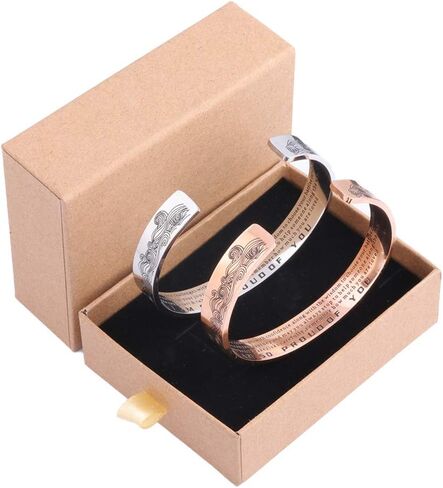 SONGCHANGJEWELRY Inspirational Svana Bracelets for Granddaughter - I AM SO PROUD OF YOU Stainless steel Cuff Bangle - Mom Personalized Gift For Daughter - Engraved Mantra Cuff Bangle Birthday Jewelry in Saudi Arabia