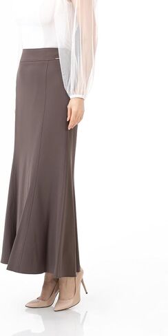 G-Line Fishtail Maxi Skirts for Women, Modest Mermaid Skirt, Long Skirts for Women, Casual High Waist Plus Size Skirt, XS-5XL in Saudi Arabia