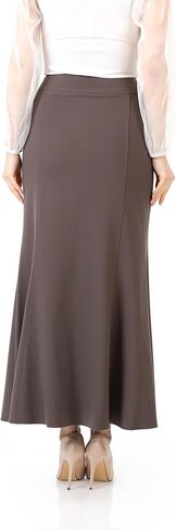 G-Line Fishtail Maxi Skirts for Women, Modest Mermaid Skirt, Long Skirts for Women, Casual High Waist Plus Size Skirt, XS-5XL in Saudi Arabia