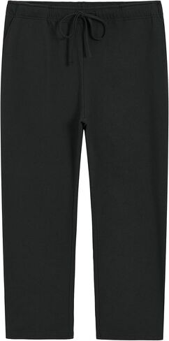 Weintee Women's Plus Size Petite Cotton Pants with Pockets in Saudi Arabia