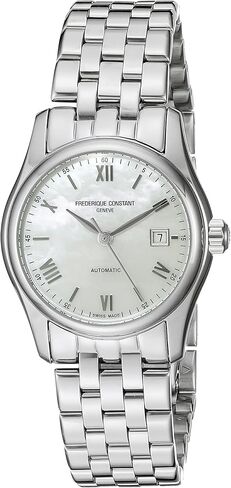 Frederique Constant Women's FC303MPWN1B6B Classics Analog Display Swiss Automatic Silver-Tone Watch in Kuwait