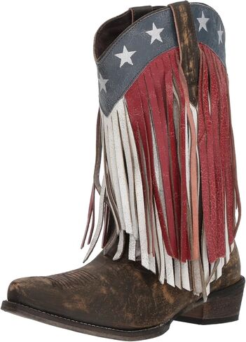 ROPER Women's American Beauty Fringe Western Boot in Kuwait